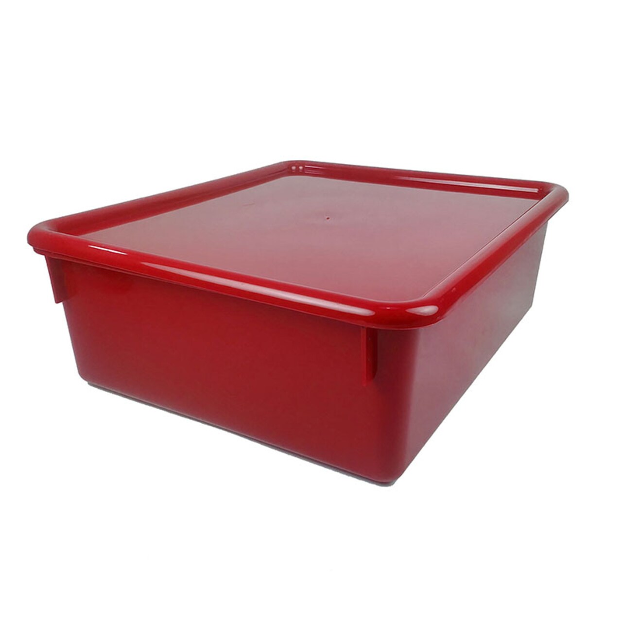 Double Stowaway&#xAE; Tray With Lid, Red